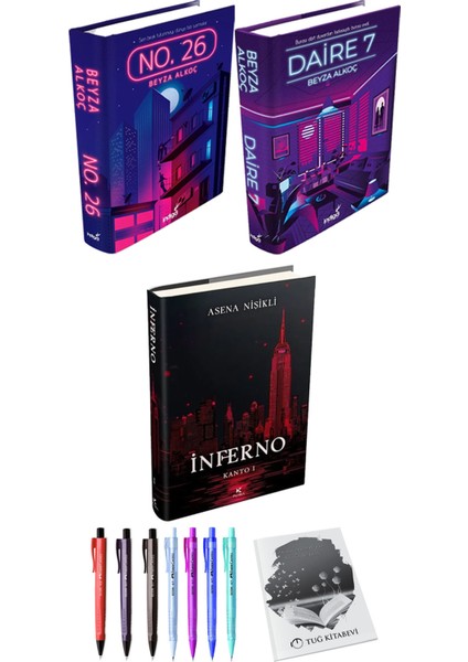 Inferno Kanto 1 (Ciltli) ve No. 26 Daire 7 (Ciltli) Beyza Alkoç