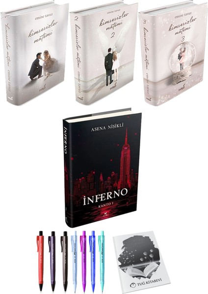İnferno Kanto 1 (Ciltli) ve Kimsesizler Matemi 3lü Set (Ciltli)