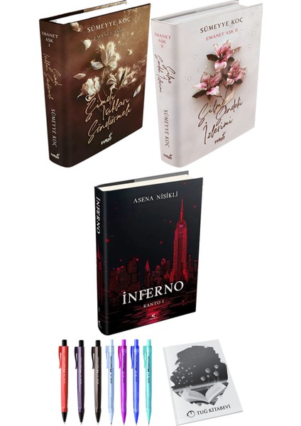 Inferno Kanto 1 (Ciltli) ve Emanet Aşk 2li Set (Ciltli) Sümeyye Koç