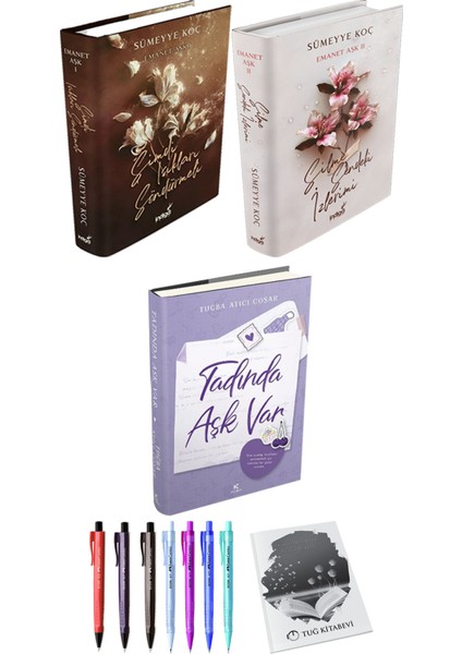 Tadında Aşk Var (Ciltli) ve Emanet Aşk 2li Set (Ciltli) Sümeyye Koç