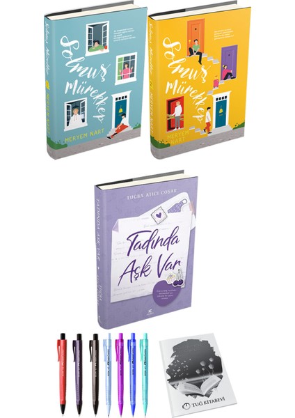 Tadında Aşk Var (Ciltli) ve Solmuş Mürekkep 2li Set (Ciltli) Meryem Nart