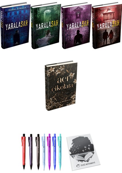 Acı Çikolata 1 (Ciltli) ve Yaralasar 4lü Set (Ciltli)