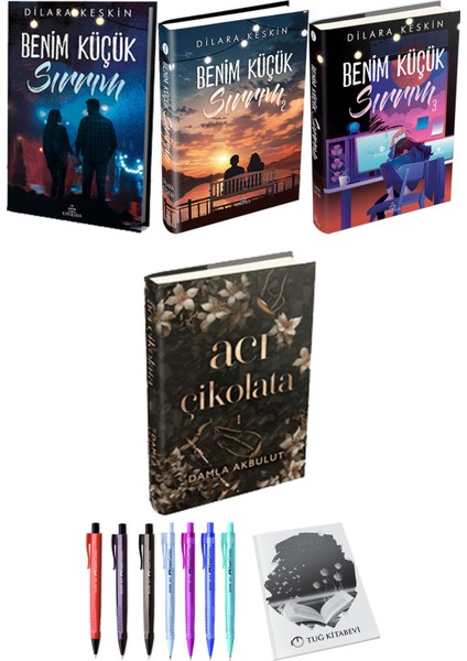 Acı Çikolata 1 (Ciltli) ve Benim Küçük Sırrım 3lü Set (Ciltli)