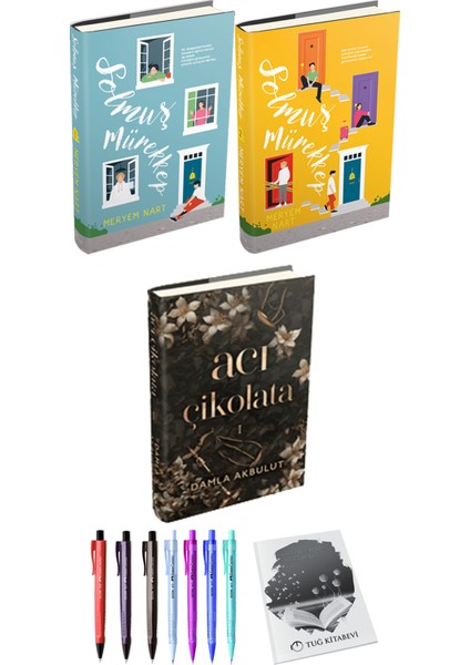 Acı Çikolata 1 (Ciltli) ve Solmuş Mürekkep 2li Set (Ciltli) Meryem Nart