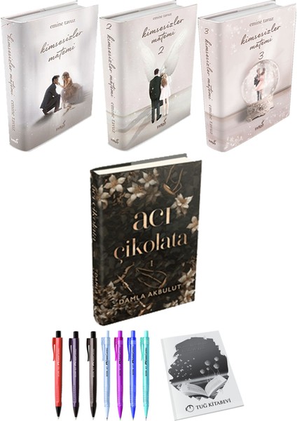 Acı Çikolata 1 (Ciltli) ve Kimsesizler Matemi 3lü Set (Ciltli)