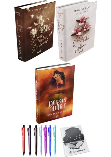 Doksan Artı Dört 2 (Ciltli) ve Emanet Aşk 2li Set (Ciltli) Sümeyye Koç