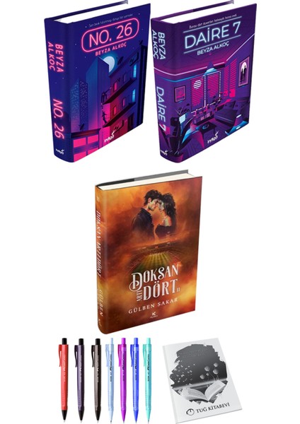 Doksan Artı Dört 2 (Ciltli) ve No. 26 Daire 7 (Ciltli) Beyza Alkoç