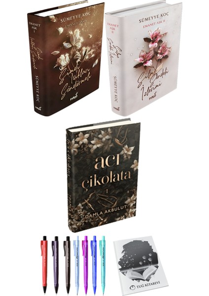 Acı Çikolata 1 (Ciltli) ve Emanet Aşk 2li Set (Ciltli) Sümeyye Koç
