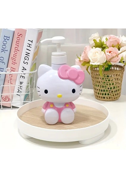 Hello Kitty Figürlü Sıvı Sabunluk Basınçlı Losyon Şişesi