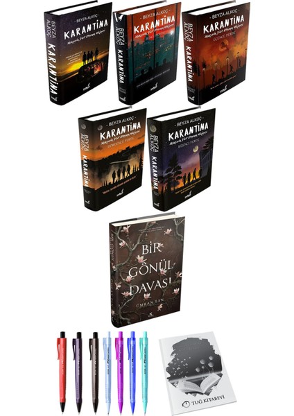 Bir Gönül Davası (Ciltli) ve Karantina 5li Set (Ciltli)