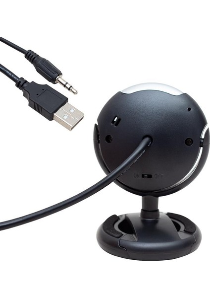 PM-3962 1.3 Mp 10X Zoom 6 Ledli Mikrofonlu USB Webcam