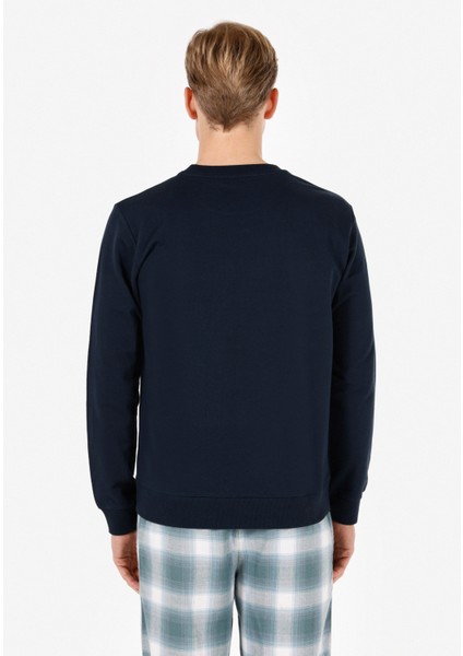 Regular Fit Erkek Lacivert Sweatshirt Cl1071776
