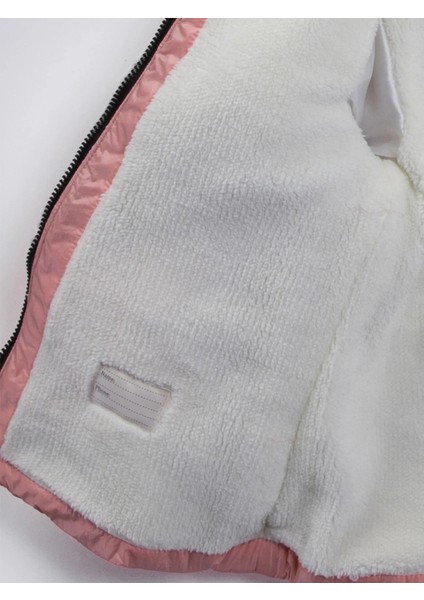 2-9 Yaş Uzun Fermuar Cepli Kapitone Kumaş Kapüşonlu Kışlık Içi Peluş Kız Bebek Çocuk Mont Şişme modelleri