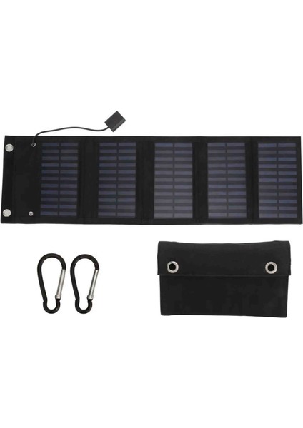 Güneş Panelli( 15W) USB Katlanabilir Güneş Enerjisi Şarj Cihazı