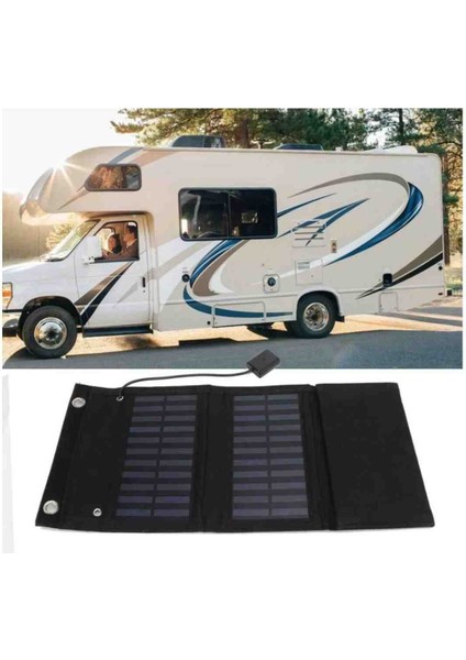 Güneş Panelli( 15W) USB Katlanabilir Güneş Enerjisi Şarj Cihazı indirimleri