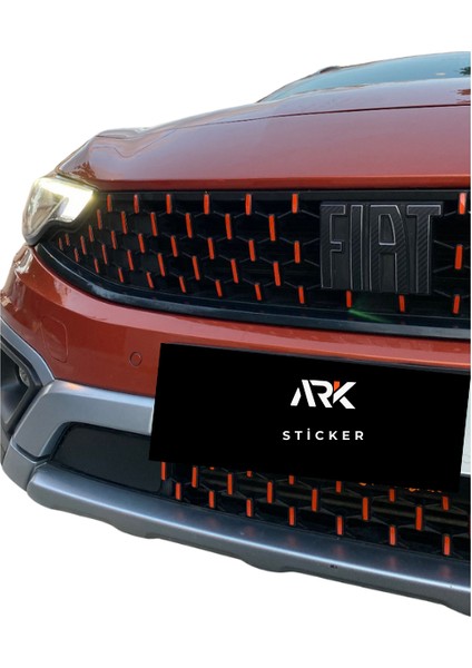 Egea Cross Ön Panjur Sticker Set Reflektif Turuncu fiyatları