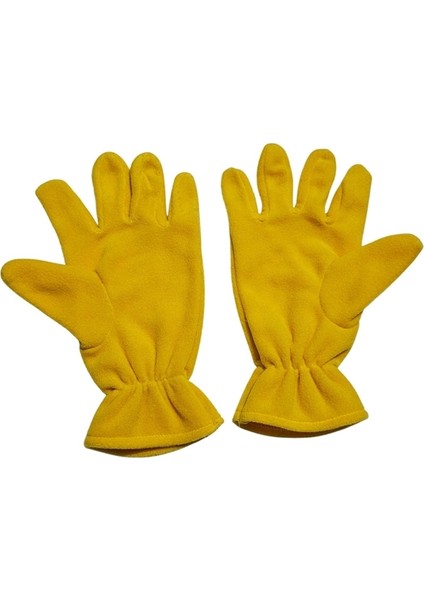 Yetişkin Sarı Polar Eldiven fiyatları