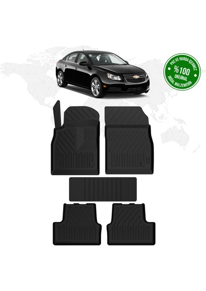 Chevrolet Cruze 4d Havuzlu Paspas 2009 Model ve Sonrası