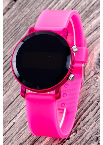 Fuşya Renk Kız Çocuk Saati LED Watch Hediye Bileklik Kol Saat ST-304313 fiyatları