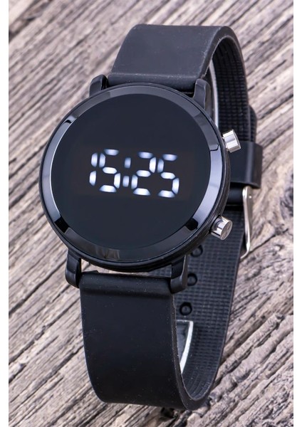 Genç Kız Kadın Kol Saati Çocuk Yetişkin LED Saat Siyah Silikon Kordon Unisex Model ST-304321 modelleri