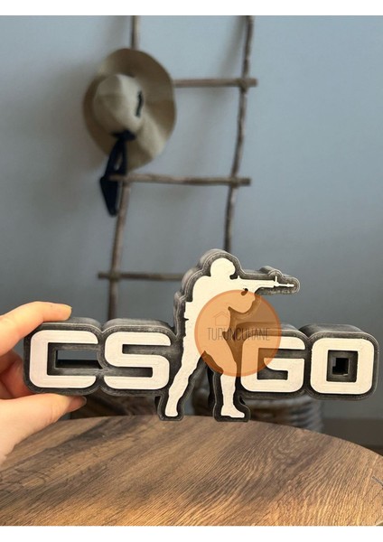 Cs Go Counter Strike Oyunu Logo Masa Süsü modelleri