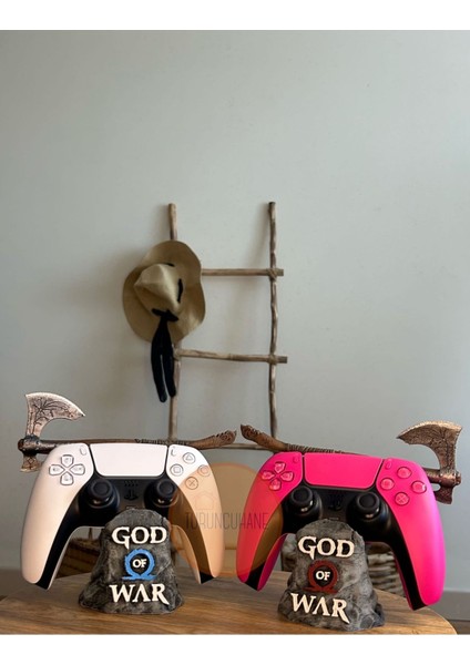 God Of War Kratos Leviathan Ps5 Dualsense Ps4 Dualshock Joystick Kol Standı