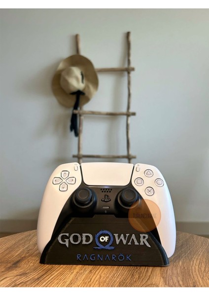 God Of War Kratos Ragnarok Playstation 5 Dualsense Joystick Standı Kol Standı Kırmızı