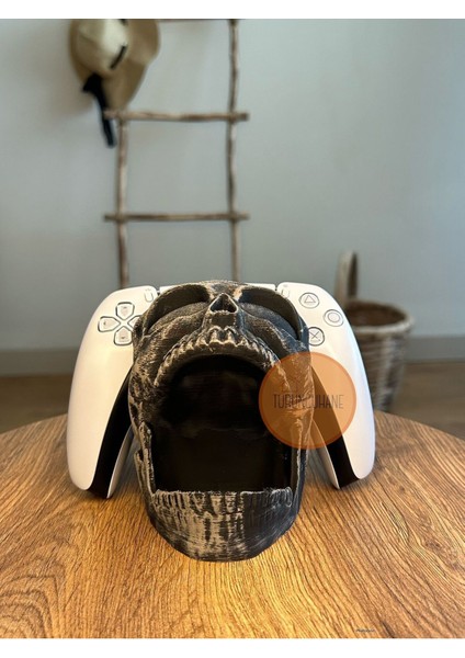 Kurukafa Skull Kol Standı Ps4 Dualshock Ps5 Dualsense Xbox Joystick Standı