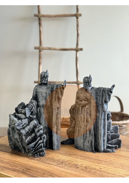 Argonath Lord Of The Rings Yüzüklerin Efendisi 15 cm (2 Adet)Dekor Ürünü Koleksiyon Figür