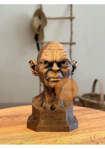 Gollum Smeagol Büst Lord Of The Rings Lotr Eskitme Büst 15 cm