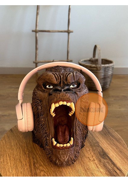 King Kong Kulaklık Standı Gamer Oyuncu Kulaklık Standı Masa Dekor