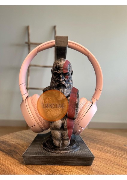 God Of War Kulaklık Standı Kratos Büst Leviathan Gamer Playstation Koleksiyon