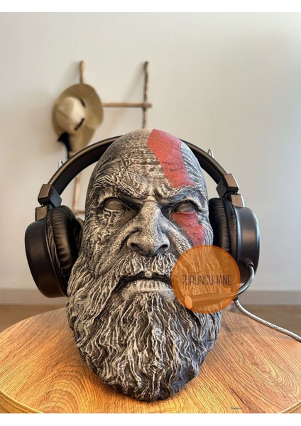 Kratos God Of War Kulaklık Standı Boyut Eskitme Renk