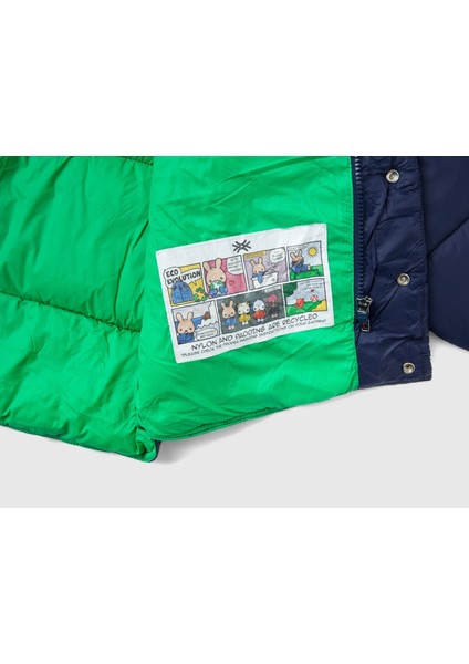 Erkek Çocuk Çift Renkli Mont - Lacivert modelleri