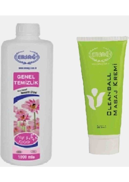 Genel Temizlik + Cleanball Masaj Kremi 200 ml