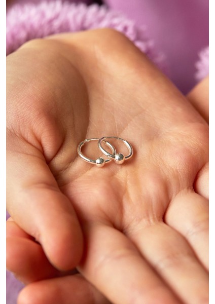 Tekno Trust Halka Model 925 Ayar Gümüş Çocuk Küpesi fiyatları