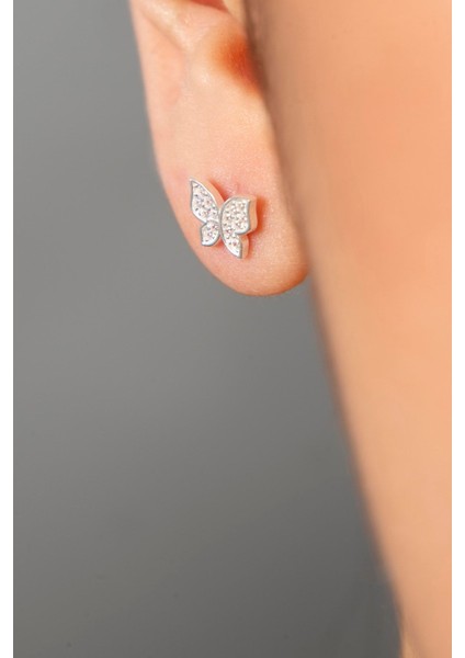 Tekno Trust Kadın Kelebek Model 925 Ayar Gümüş Küpe fiyatları