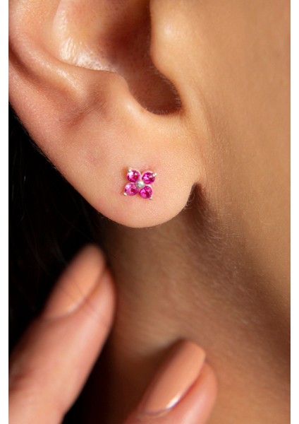 Tekno Trust Kadın Minimal 925 Ayar Gümüş Küpe fiyatları