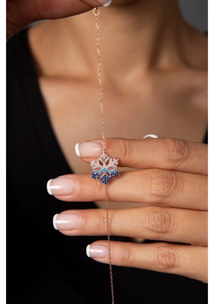 Tekno Trust Kadın Kar Tanesi Model 925 Ayar Gümüş Bileklik modelleri