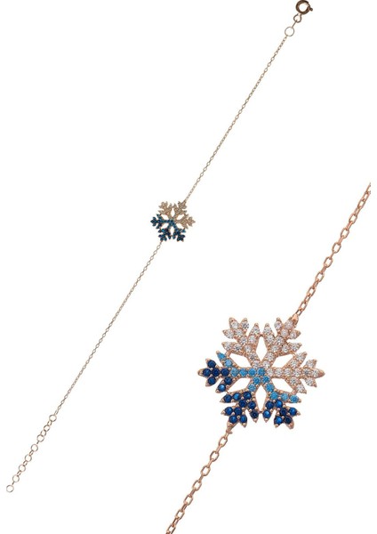 Tekno Trust Kadın Kar Tanesi Model 925 Ayar Gümüş Bileklik indirimleri