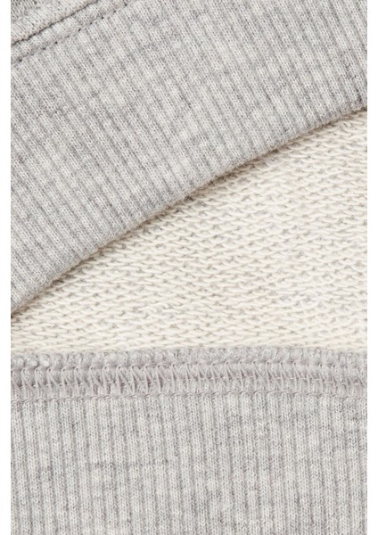 Erkek Çocuk Bisiklet Yaka Sweatshirt - Gri Melanj modelleri