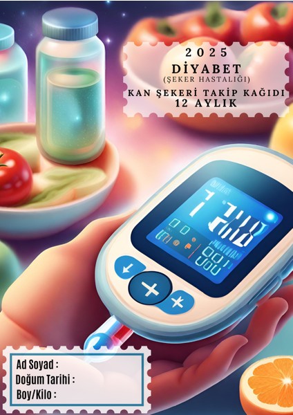 Diya Bet Takip Çizelgesi Defteri Kaliteli Özel Tasarım 12 Aylık 2025