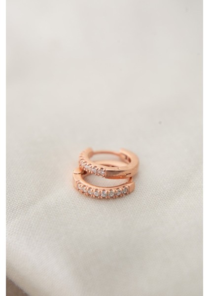 Tekno Trust Kadın Su Yolu Model 925 Ayar Gümüş Küpe