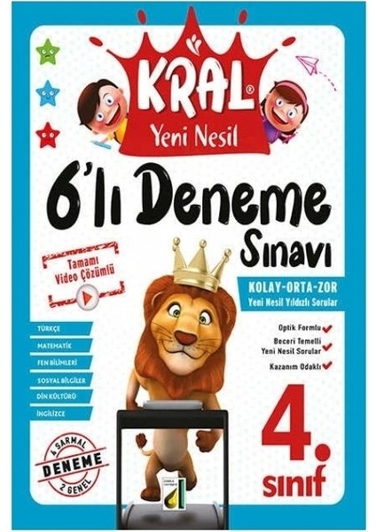 Damla Yayınları 4.sınıf 6 Lı Deneme Sınavı