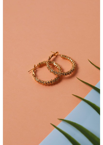 Tekno Trust Kadın Halka Model Bijuteri Küpe