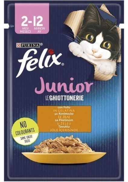 Felıx Yavru Tavuk Etli Kedi Yaş Mama 85 gr