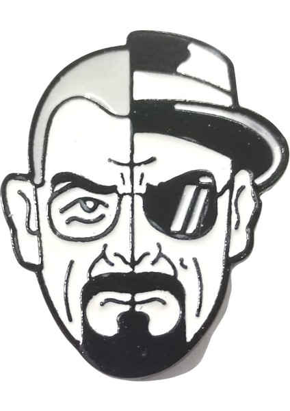 Waltberg Rozet. Mineli, Metal. Breaking Bad, Walter White, Heisenberg Rozet.