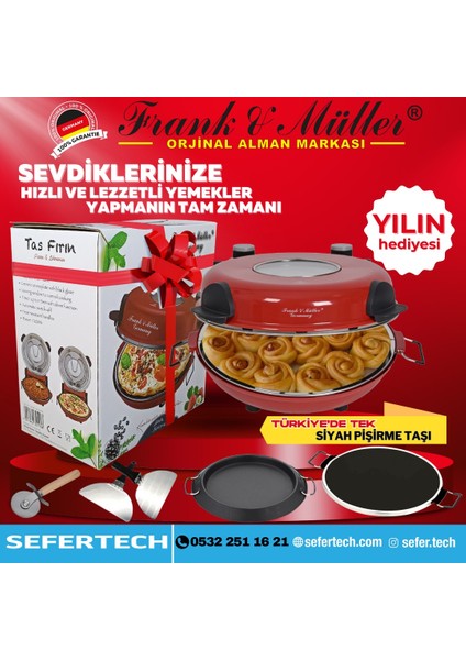 Frank & Müller Germany Taş Fırın - Kırmızı