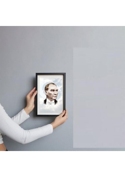 Atatürk Tasarımlı Yapışkanlı Sök Tak Çerçeve 20X30CM fiyatları
