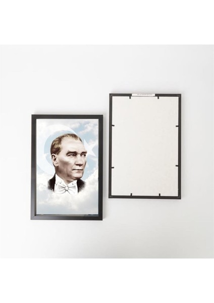 Atatürk Tasarımlı Yapışkanlı Sök Tak Çerçeve 20X30CM modelleri